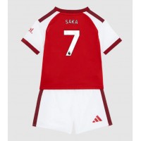 Stroje piłkarskie Arsenal Bukayo Saka #7 Koszulka Podstawowej dla dzieci 2026-27 Krótki Rękaw (+ szorty)